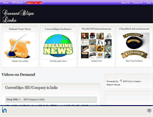 Tablet Screenshot of links.currentblips.com