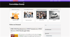 Desktop Screenshot of gossip.currentblips.com